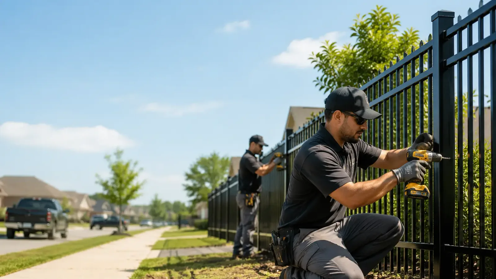 Metal Fence Installation in Cunningham, TX